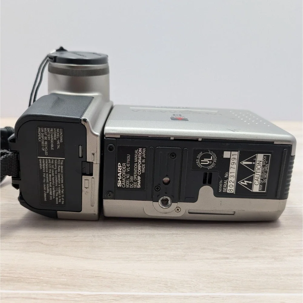 Sharp Viewcam VL-E760U For Parts As Is For Repair Untested Unable to Test